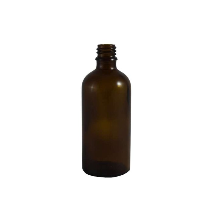 Amber Glass Bottle 100 ml with Luer Adaptor