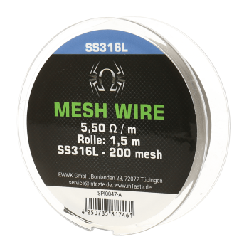 Mesh Wire - Rolle 1,5 m SS316L
