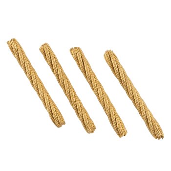 Stainless Steel ropes gold-plated 7x7 29 mm