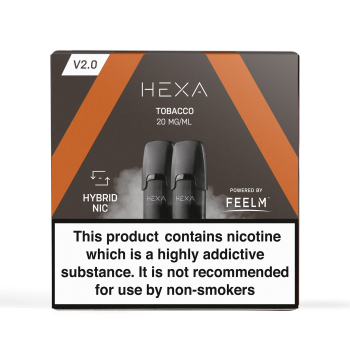 HEXA V2.0 Tobacco Pod Pack - 20 mg