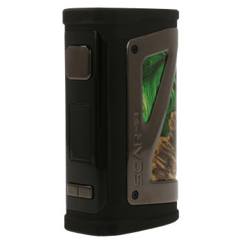 Scar 18 with TFV9 - E-Cigarette Set Green Stabilizing Wood