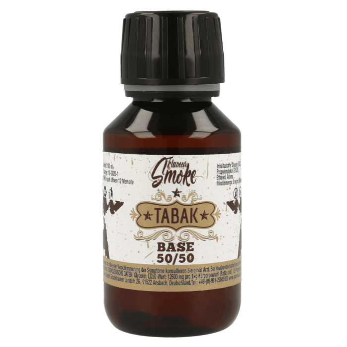 Tobaccobase - 100 ml - 0 mg 50/50
