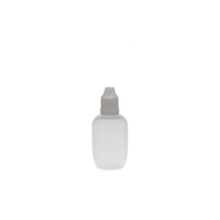Liquidfläschchen Oval PE - 30 ml - Weiß