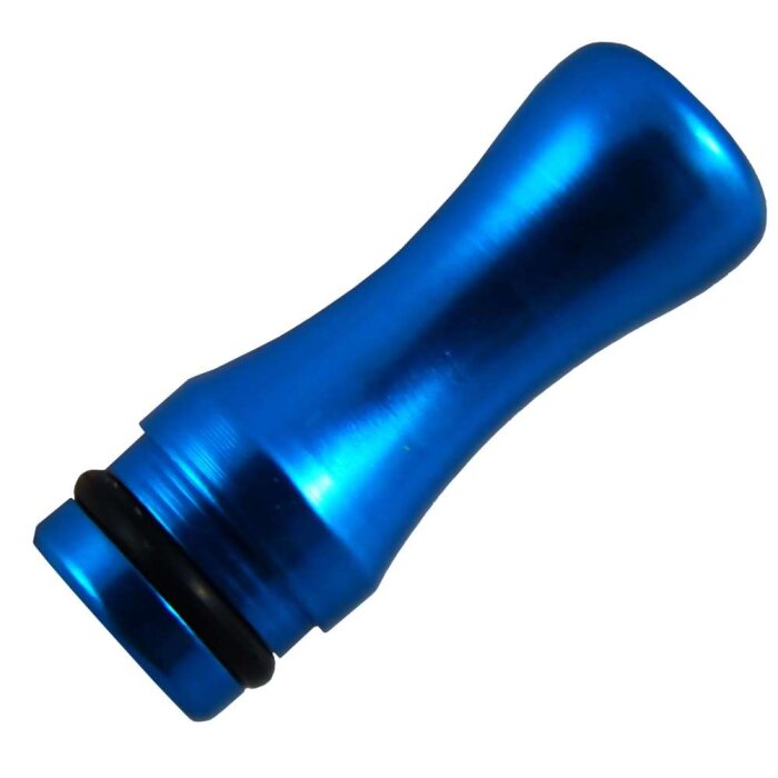 DripTip 510 alu blue/metallic round