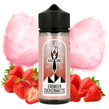 Erdbeer Zuckerwatte