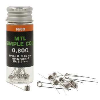 MTL Simple Coil 0.8 ohm - Ni80