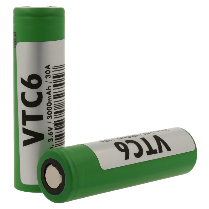  2x Akku Lithium-Ionen Batterie Sony Konion us18650  vtc6 3000mAh Battery 3,7V 30A Verdampfer E-Zigarette