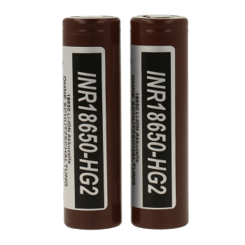 Double pack 2x INR18650 HG2