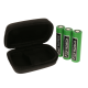 Tripple Pack 3x VTC4 with case