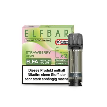 Elfa - Prefilled Pods Strawberry Kiwi