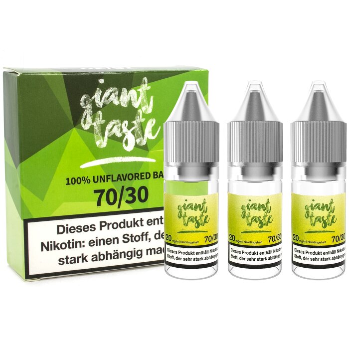 Giant Taste 3er Pack - Shot 20 mg - 70/30