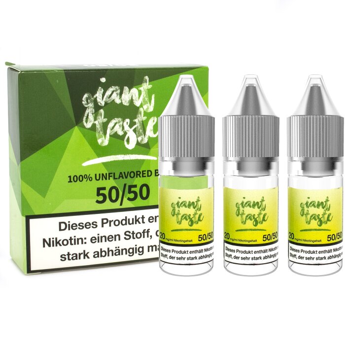 Giant Taste 3er Pack - Shot 20 mg - 50/50