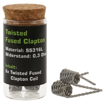 Twisted Fused Clapton 0,3 - 316L