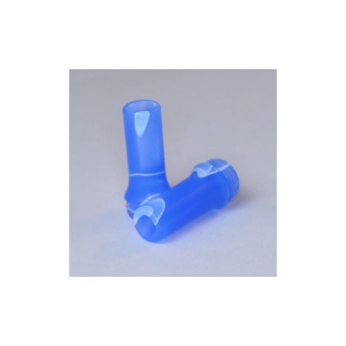 Mouthpiece acrylic 9 mm blue