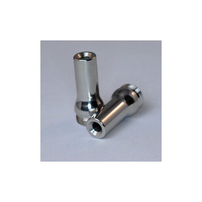 Mouthpiece Stainless Steel polished 9 mm