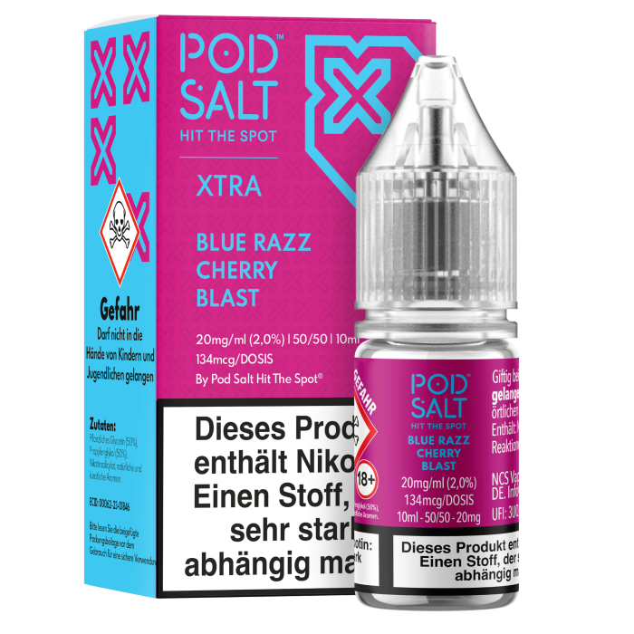Blue Razz Cherry Blast - Pod Salt